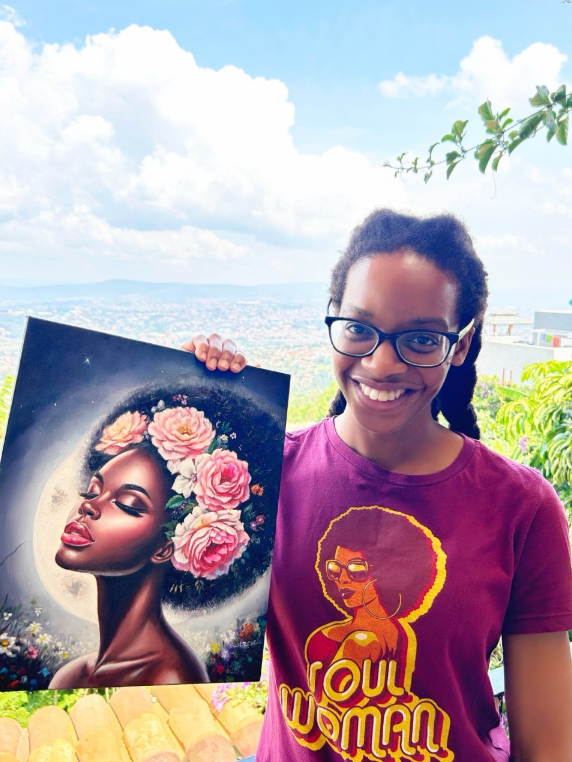 Tatsyana in Kigali, Rwanda